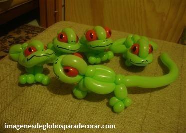 formas de globos para cumpleaños animales