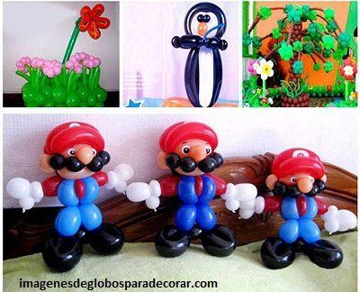 formas de globos para cumpleaños arreglos