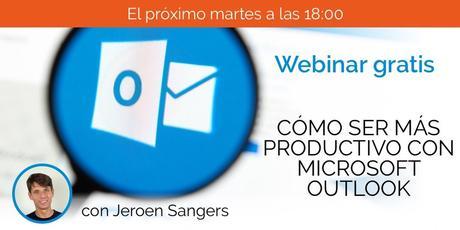 Webinar gratis “Cómo ser más productivo con Microsoft Outlook”