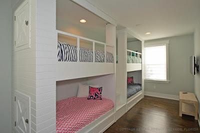 Dormitorios Infantiles Multiples en Estilo Rustico  II