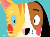 Lectura infantil guau miau blanca casa