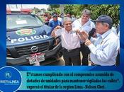 Gore lima entrega primeras camionetas reforzarán patrullajes integrados huaura…