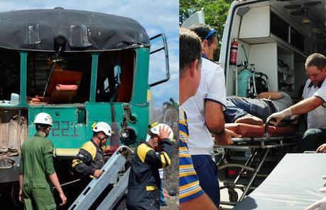 ¡URGENTE! 6 muertos y unos 50 heridos en accidente ferroviario en Cuba