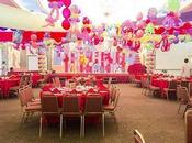 Fotos arreglo salon globos para fiesta infantil
