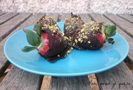 Fresas con chocolate - Reto Alfabeto Dulce