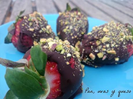 Fresas con chocolate - Reto Alfabeto Dulce
