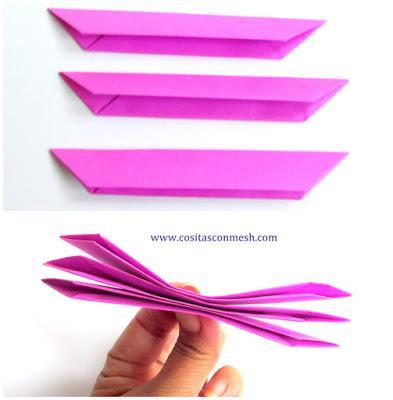 Tutorial fácil para hacer hermosas flores de papel en 3 minutos