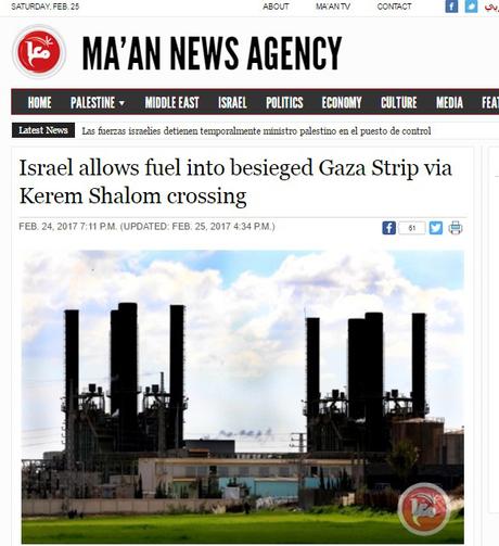 Israel permite la entrada de combustible a GAza
