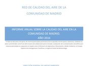 Informe sobre Calidad Aire Comunidad Madrid 2016