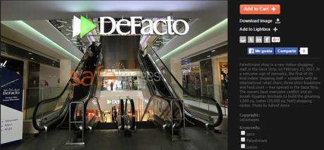 Crisis humanitaria en Gaza: nuevo centro comercial.