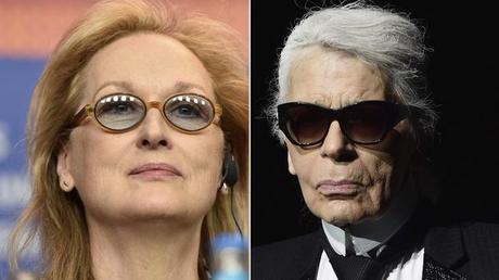 Pelea feroz entre Meryl Streep y Karl Lagerfeld por un vestido