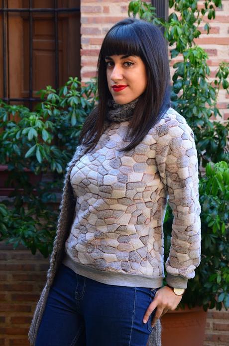 Sudadera piedras