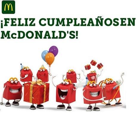 celebrar un cumpleaños infantil en McDonalds