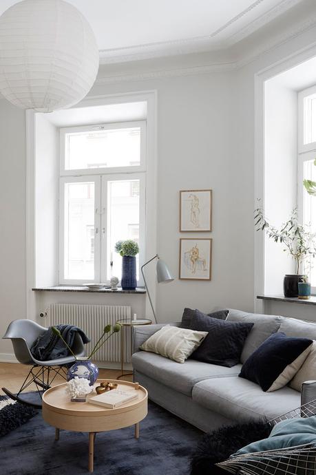 Apartamento escandinavo con toques elegantes