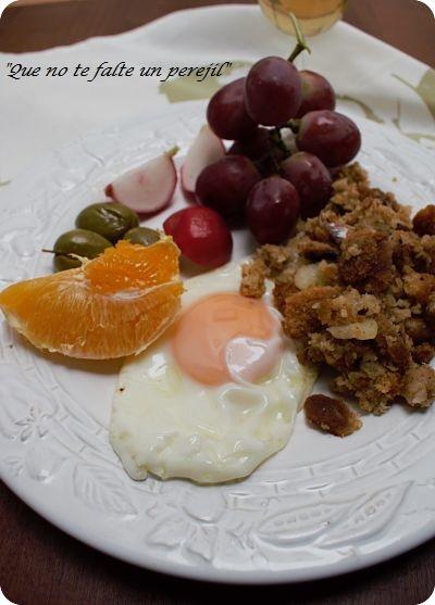 Migas de Santa Bárbara ( de mi padre )