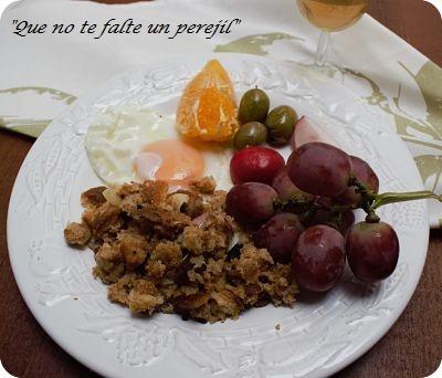 Migas de Santa Bárbara ( de mi padre )