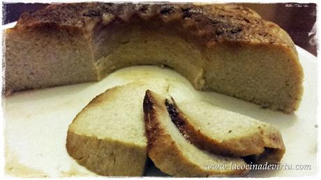 Flan de platano microondas