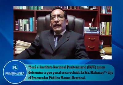 A LA CAPTURA DE ZULMA MATUMAY…