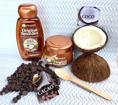 El Cabello Naturalmente Disciplinado, Nutrido y Fácil de Alisar con Original Remedies Coco y Cacao