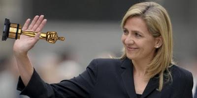 Óscar para la Infanta Cristina, titula El Jueves, a la mejor actriz.