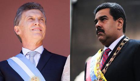 Mauricio Macri vs Nicolás Maduro.