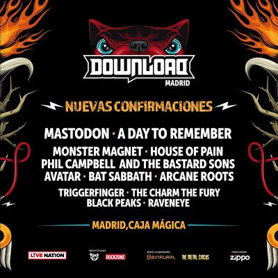 Download Festival Madrid:  Mastodon, A Day to Remember, Monster Magnet, House of Pain...