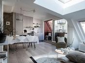 Juego texturas materiales para ático nórdico.