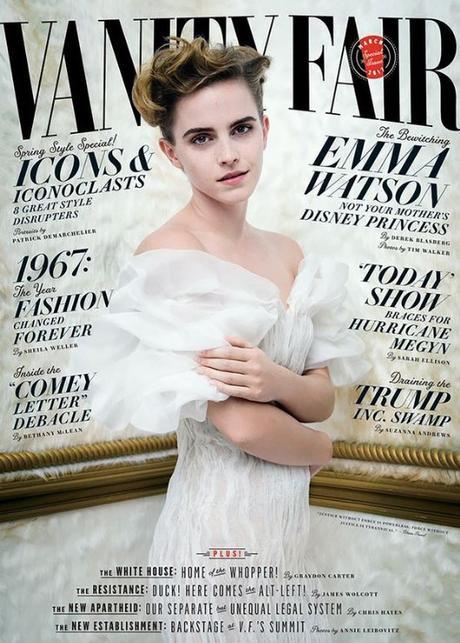 Emma Watson aparece en portada de Vanity Fair con provocadora pose