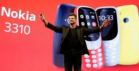 El famoso celular Nokia 3310 está de vuelta para este 2017