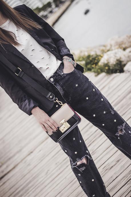 Studded Jeans - Pantalones con tachuelas