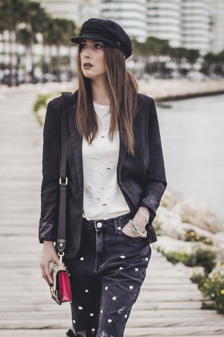 Studded Jeans - Pantalones con tachuelas