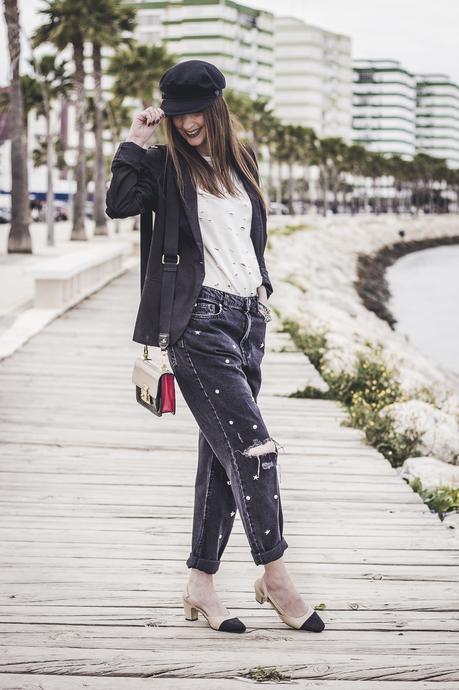 Studded Jeans - Pantalones con tachuelas