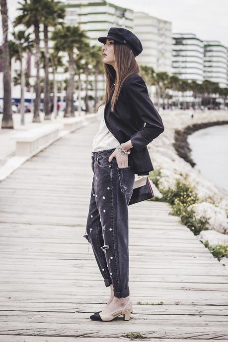 Studded Jeans - Pantalones con tachuelas