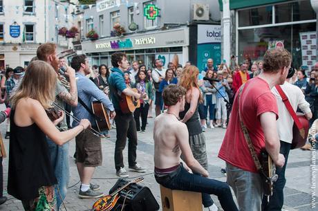 Música en las calles de Galway