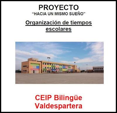 Proyecto de Organización de Tiempos Escolares 