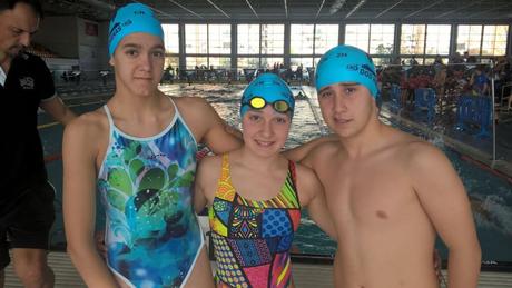 Siete nadadores representaron al  C.N. Dos Hermanas en el Campeonato de Andalucía infantil de invierno