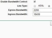 Limitar ancho banda router Link