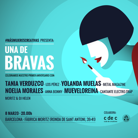 “Una de bravas”, el evento de #MásMujeresCreativas para celebrar el Día de la Mujer