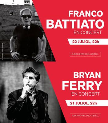 Bryan Ferry y Franco Battiato estarán en el Festival de Peralada