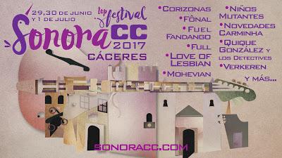 Sonoracc Festival 2017: Love of Lesbian, Full, Verkeren, Fônal, Mohevian...