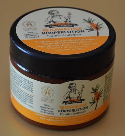 Cuidados corporales nutritivos con OMA GERTRUDE + el recordatorio del SORTEO