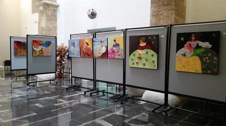 Amparo Berenguer llena de color el Palau de Pineda amparo-berenguer-martinez-pintura-totenart