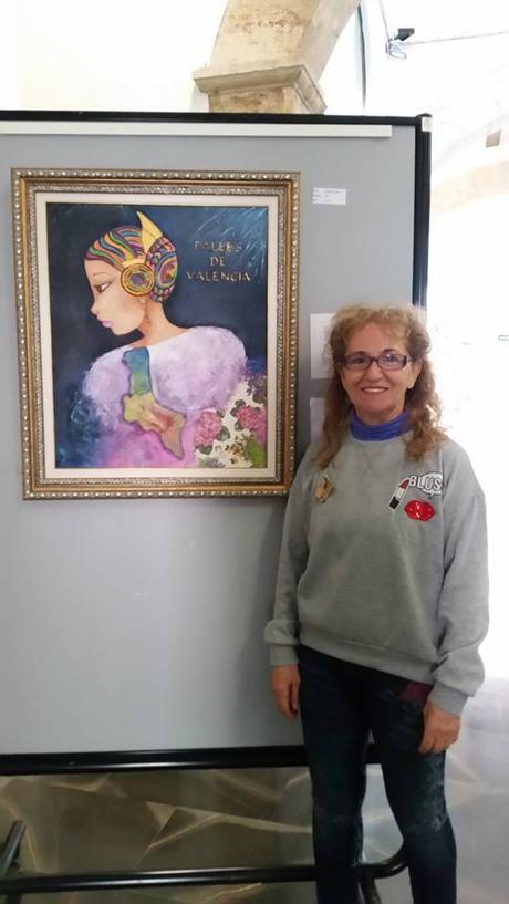 Amparo Berenguer llena de color el Palau de Pineda amparo-berenguer-martinez-pintura-totenart-pineda