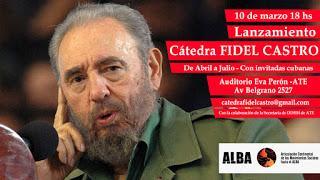 Cátedra Fidel Castro será presentada en Argentina