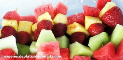 comida con frutas para niños sencillas