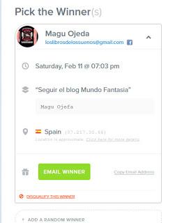Ganadora Sorteo + lectura conjunta R. Cherry