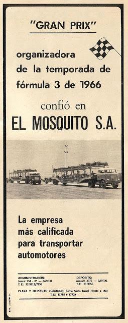 El Mosquito, transporte de autos