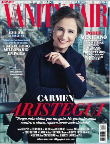 Carmen Aristegui en Vanity Fair