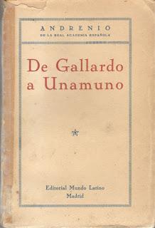 De Gallardo a Unamuno