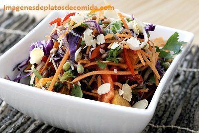 ensaladas vegetarianas ricas crudas